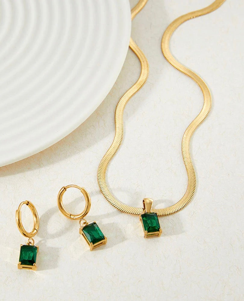 Collar Esmeralda 18k